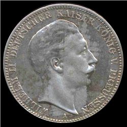 1912 Germany Prussia 3 Mark Gem Proof (COI-8522)