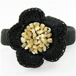 Crocheted Shell Bracelet (JEW-4337)