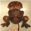 Image 3 : Coconut Shell Teak Frog Lamp (DEC-680)