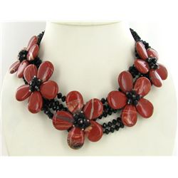 1125ct Agate & Crystal Necklace (JEW-3745)
