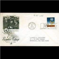 1964 UN First Day Postal Cover (STM-2557)