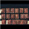 Image 1 : 1864 Britain 1p Red Plate Study Set (STM-0714)
