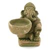 Image 1 : Handcrafted Cast Sandstone Ganesh Candle Holder (CLB-1035)