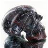 Image 2 : 1320ct Hand Carved Agate Skull (MIN-001703)