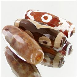 225ct Tibet Dzi Agate Bead Parcel (GEM-49692)