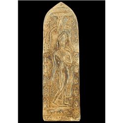 Thai Cast Metal Buddha Temple Wall Plaque (ANT-1933)
