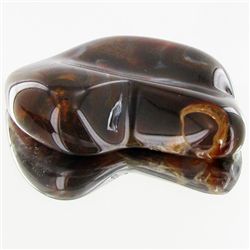60.2ct Hot Fire Agate Freeform Cabochon (GEM-45359)