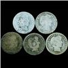 Image 1 : 1899P/O Barber 10c Circulated 5pcs (COI-12476)