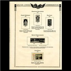 1971 US Stamp Album Page 1pcs (STM-1928)