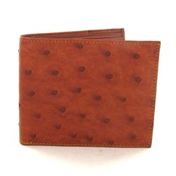 Mens Ostrich Hide Skin Wallet (ACT-355)