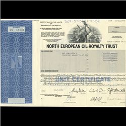 1990s North European Oil Stock Certificate Scarce (COI-3423)