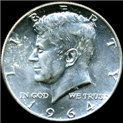 1964D JFK Half XF/AU Scarce Underweight ERROR (COI-11391)