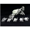 Image 2 : Handcrafted Glass Crab Mom & Kids (DEC-376)