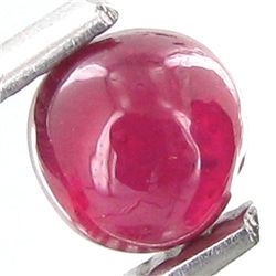 1.03ct Round Cab Top Blood Red Ruby Madagascar (GEM-18670)