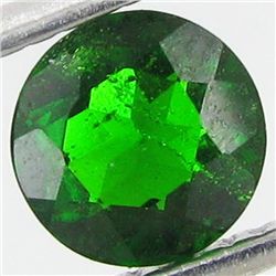 0.91ct Green Russia Diopside Round  (GEM-44196F)