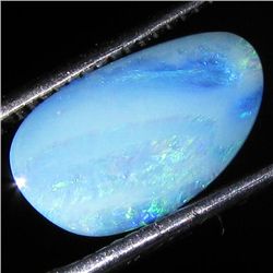 3.75ct Australian Black Opal Doublet Full Fire (GEM-35826)