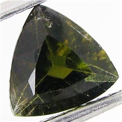 1.11ct Green Peridot Trillion (GEM-41167)