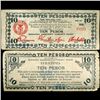 Image 1 : 1943 WW2 Guerrilla Rebel Philippines 10P Note Mindinao (CUR-07281)