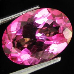 6.87ct Mystic Pink Topaz Oval Brazil (GEM-48466)