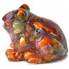 Image 2 : 430.00ct Premium Natural Red Ruby Frog Statue (GEM-9735)