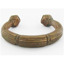 945ct Antique African Tribal HEAVY Bronze Cuff Bracelet (ANT-2118)