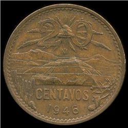 1946 Mexico 20c AU+ (COI-10049)