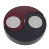 Image 1 : Hand Crafted Yin-Yang Mango Wood Candle Holder (DEC-256)