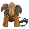 Coconut Shell Teak Elephant Lamp (DEC-682)