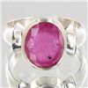 Image 1 : 32.9twc Ruby Sterling Ring (JEW-4121A)