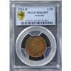 Image 1 : 1914H ½ Penny PCGS MS63 Brown