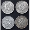 Image 1 : Australia Shillings 1942, 1957, 1958, 1960