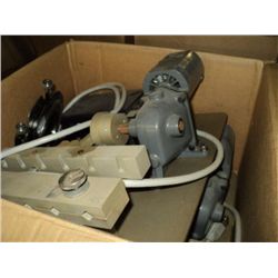 BOX OF OPTICAL PARTS & SOIL MEASURMENT SYSTEM