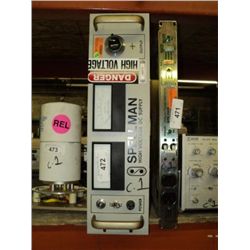 SPELLMAN HIGH VOLTAGE DC POWER SUPPLY 40KVDC
