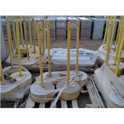 PARKING LOT BARRIER POLES