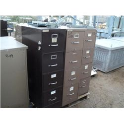 LOT OF 2 METAL CABINETS