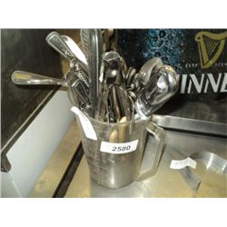 64OZ MEASURING CUP AND MIXED SILVER WEAR