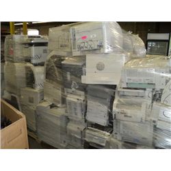PALLET: ASSORTED LASER PRINTERS, SMALL COPIERS,