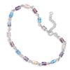 Image 1 : 9"+1"Extension Millefiori Bead Anklet