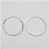 Image 1 : Sterling Silver Hoop Earrings