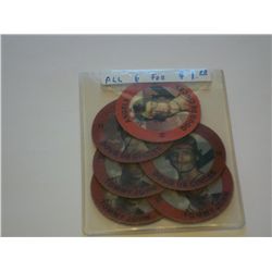 Angels Super Star Sports Coins (set of 6)