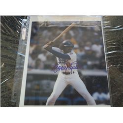 Autographed picture Dodgers, Reggie Smith
