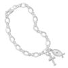 Image 1 : Bracelet with Cross and Ichthys Mustard Seed Charms