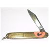 Image 1 : VERY OLD VINTAGE POCKET KNIFE STAMPED *COLONIAL U.S.A.* GOLD PLATED!!