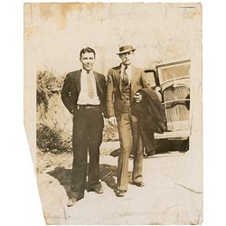 Clyde Barrow and W. D. Jones Photo