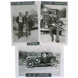 Clyde Barrow and W. D. Jones Photos