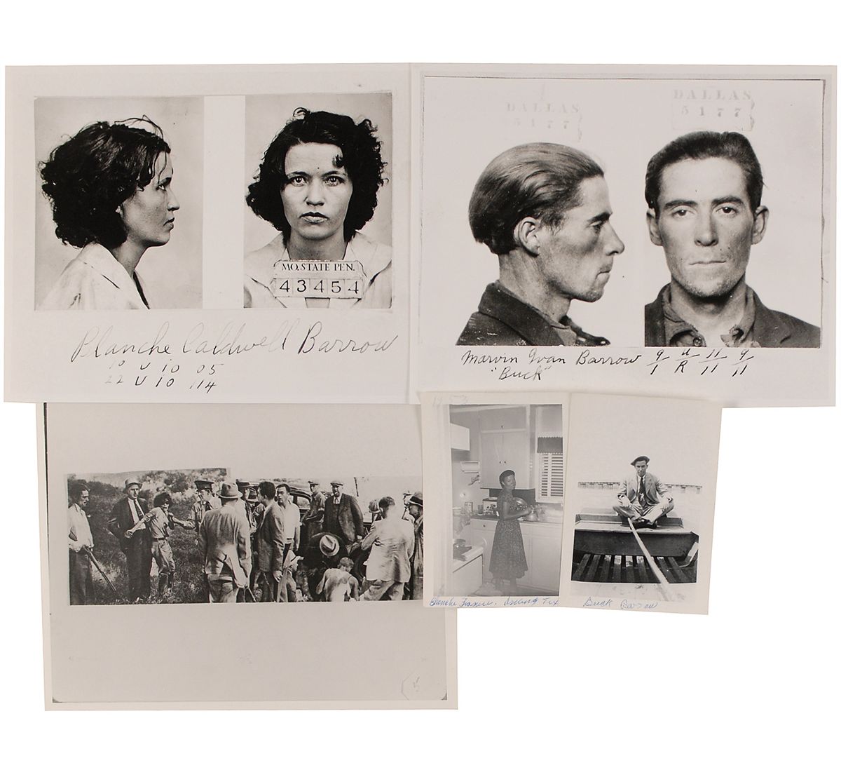 Blanche and Buck Barrow Photos