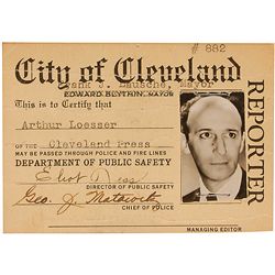 Eliot Ness ID Card