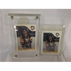 MARIO LEMIEUX PITTSBURGH PENGUIN ROOKIE CARD &