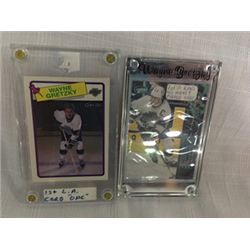 2 WAYNE GRETZKY COLLECTOR CARDS INCL