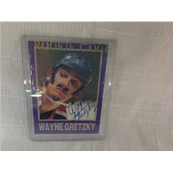 1990/91 SIGNED WAYNE GRETZKY STAR CARD